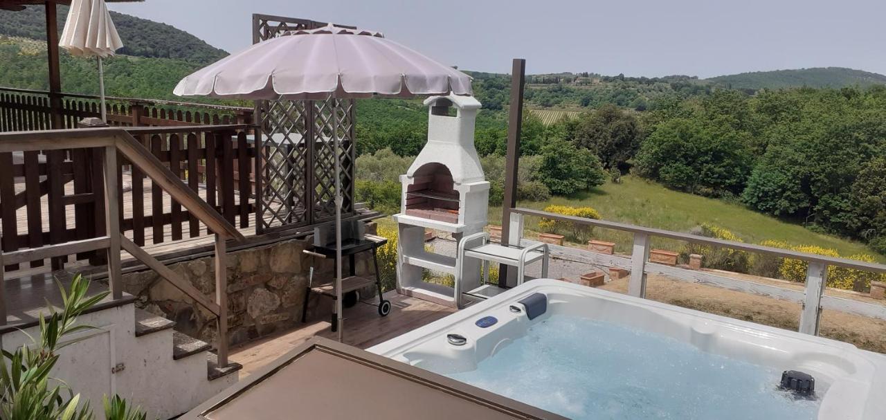 Podere Casalbosco - Idromassaggio E Panorama ラポラーノ・テルメ エクステリア 写真